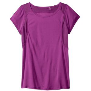 Danskin purple relay performance short sleeve Tee size XL NWT juniors 16-18 y/o